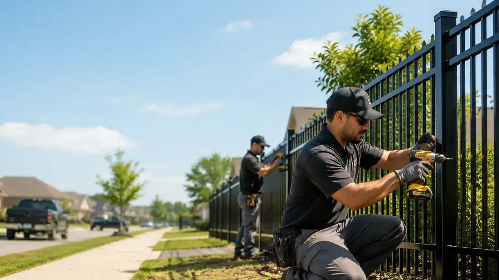 Metal Fence Installation in Saxe, VA